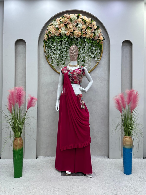 Palazzo Blouse Dupatta Sequin Magic