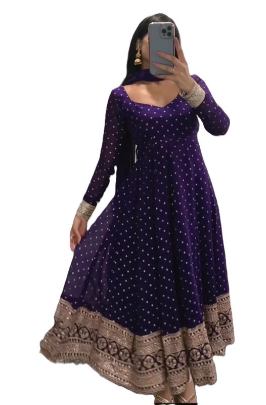 Ankle Length Kurta with Designer Dupatta
