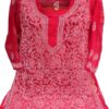 Chikankari chiffon Jaal short Kurti
