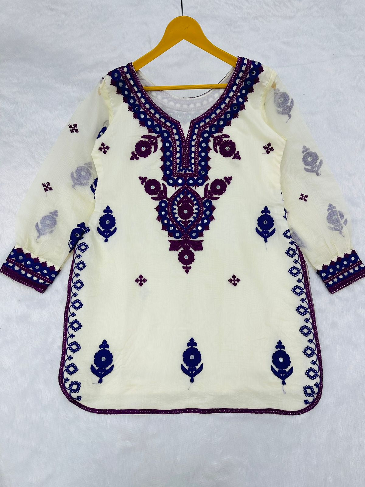 Chanderi Cotton Designer Top