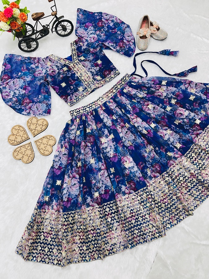 Fox Georgette Lehenga-Choli Set