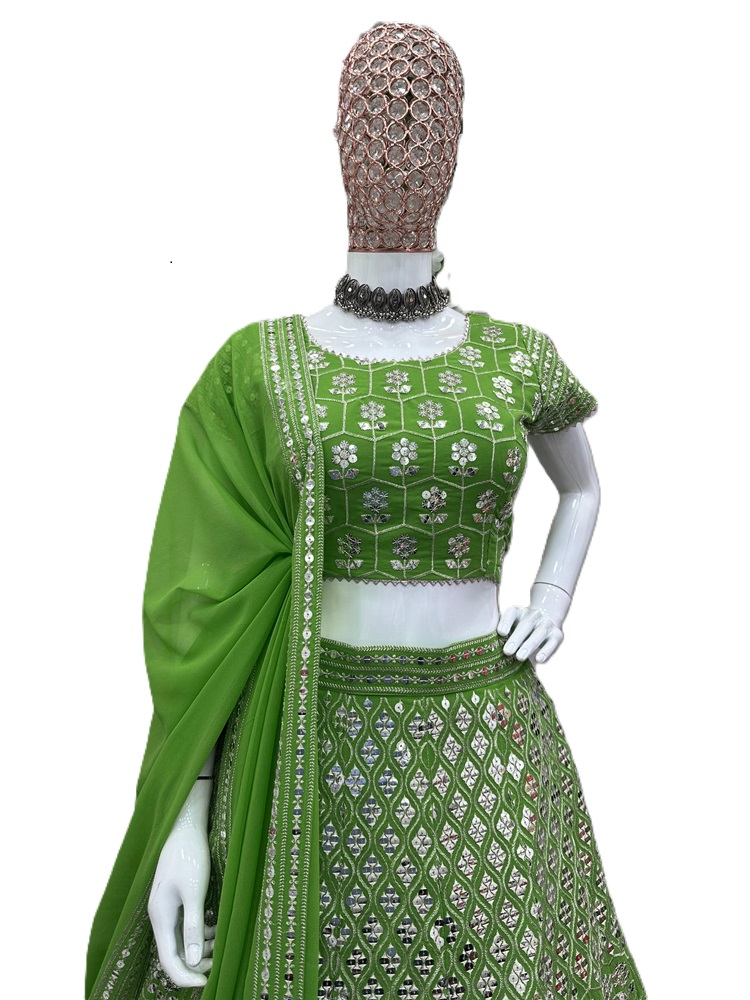 Lehenga Choli with Thread and sequins work