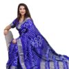 Pure Bandhej Silk Saree