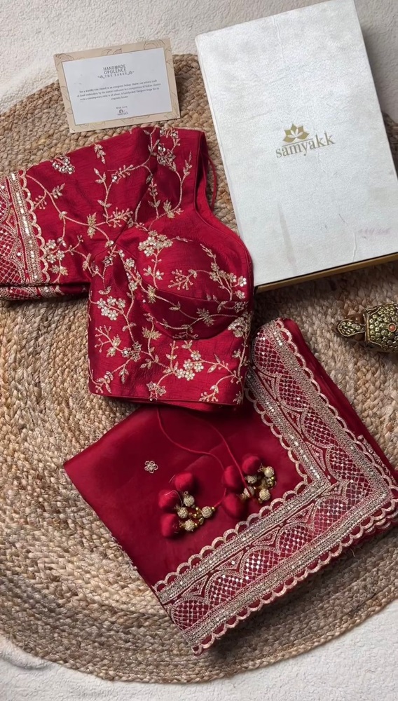 Designer Tibby Silk Saree