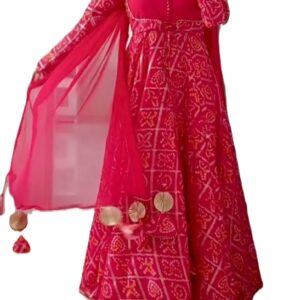 Traditional Rajasthani Bandhani print Designer Suit