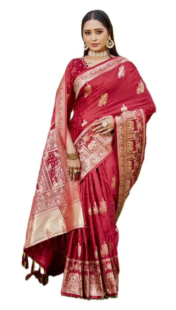 Pure Kanjivaram Soft Satin Silk Saree