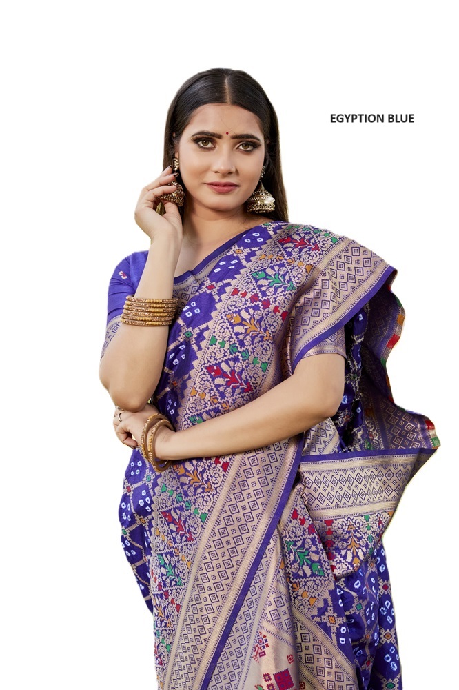 Premium Gharchola Bandhej Silk Saree