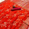 Saree with Minakari work