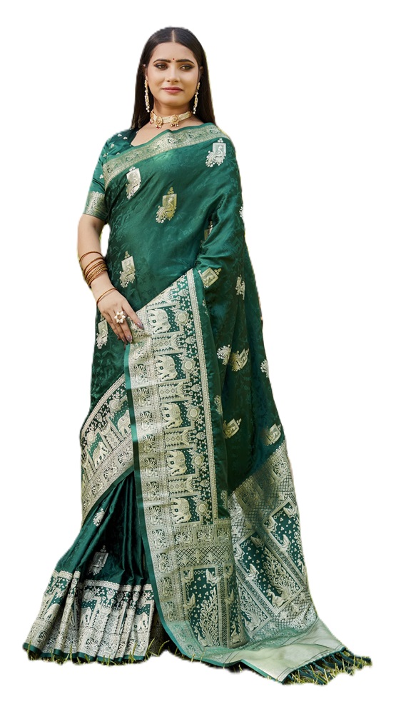 Pure Kanjivaram Soft Satin Silk Saree