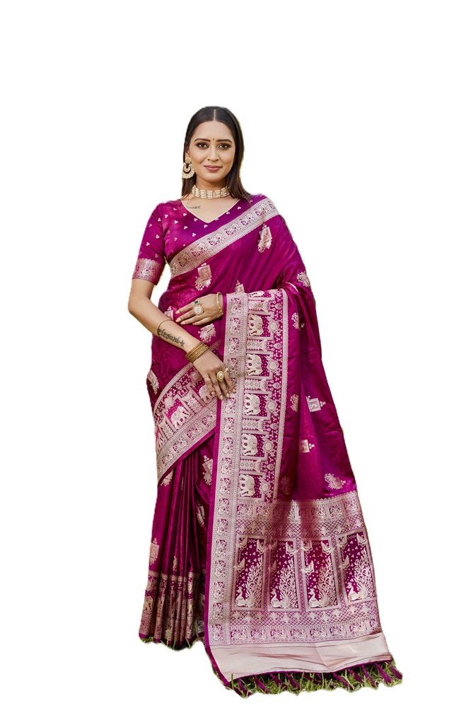 Pure Kanjivaram Soft Satin Silk Saree