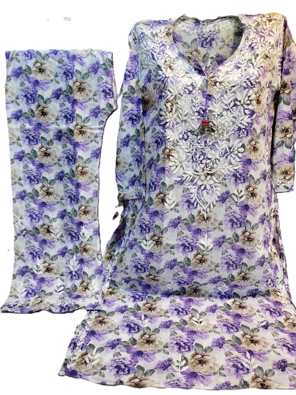 Malmal cotton Palazzo set