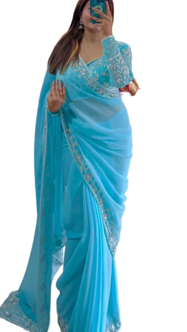 Designer Georgette Saree