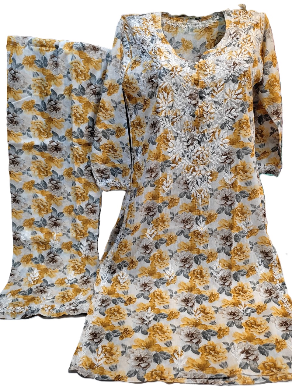 Malmal cotton Palazzo set