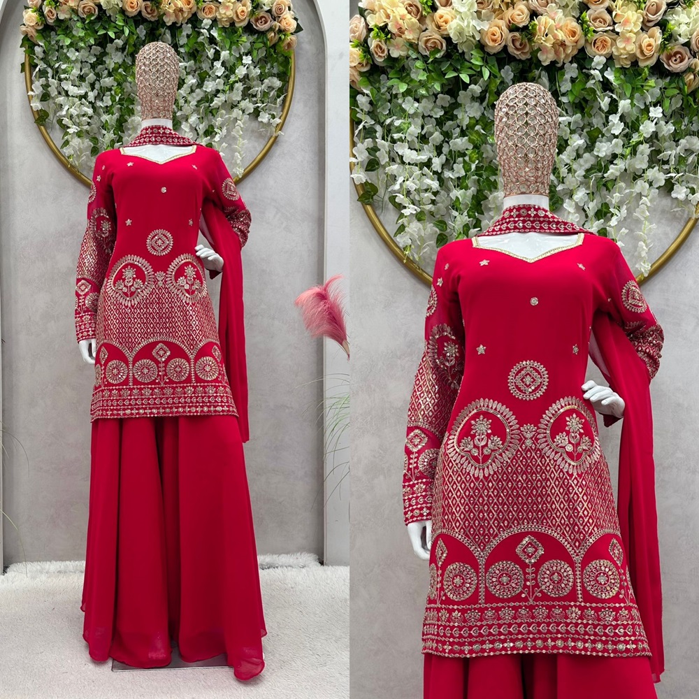 Designer Suit and Sarara Set