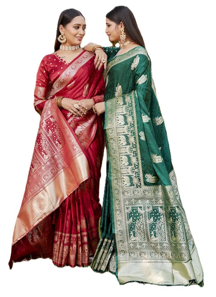 Pure Kanjivaram Soft Satin Silk Saree