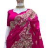Designer Japan Satin Saree with Coded Sequins
