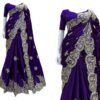 Designer Japan Satin Saree with Coded Sequins