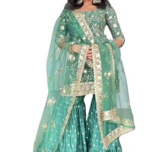 Exquisite Designer Suit and Sarara Set