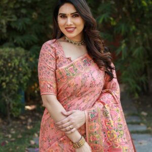 Pashmina Cotton Saree