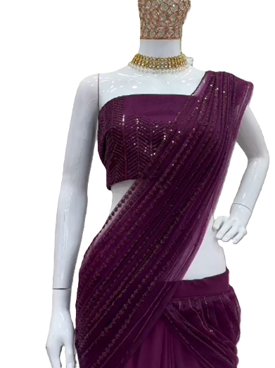 Ready to wear Lehenga saree