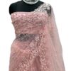 Soft Net Designer Saree with Pearl work 