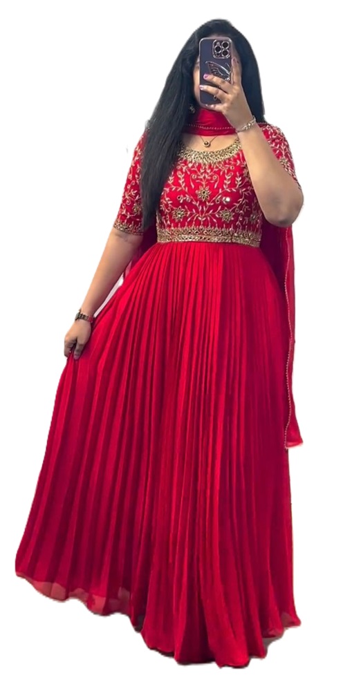 Ankle Length Kurta with Designer Dupatta