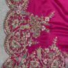 Designer Japan Satin Saree with Coded Sequins