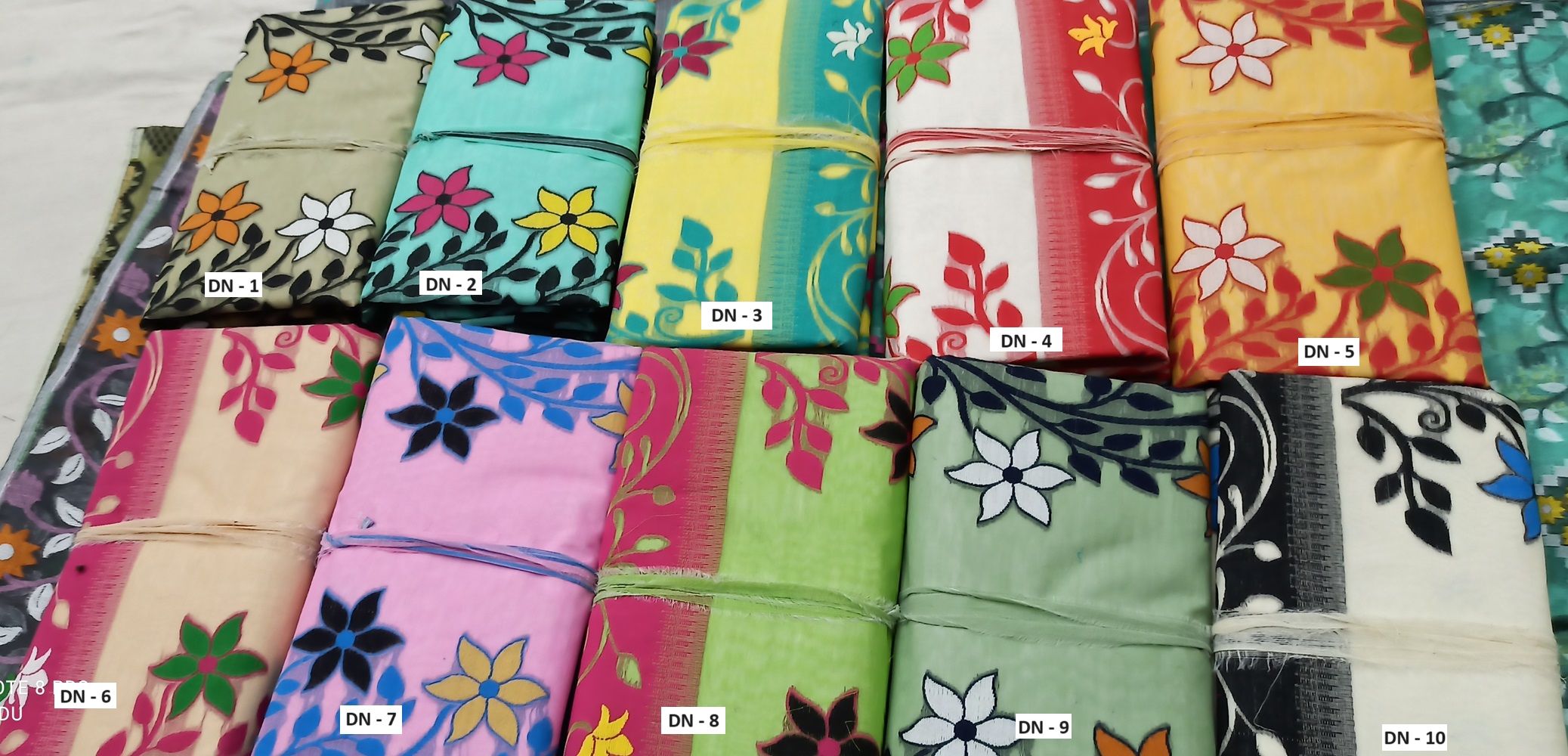 Dhakai Jamdani Pure Cotton Saree