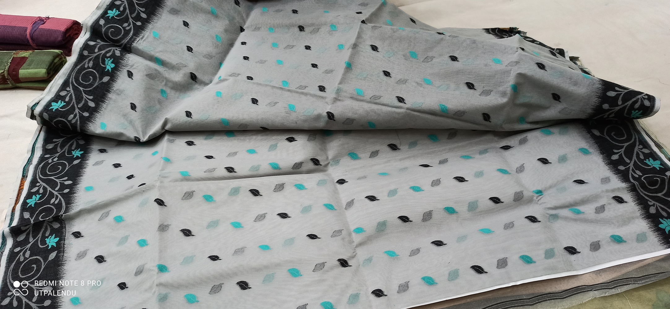 Dhakai Jamdani Pure Cotton Saree