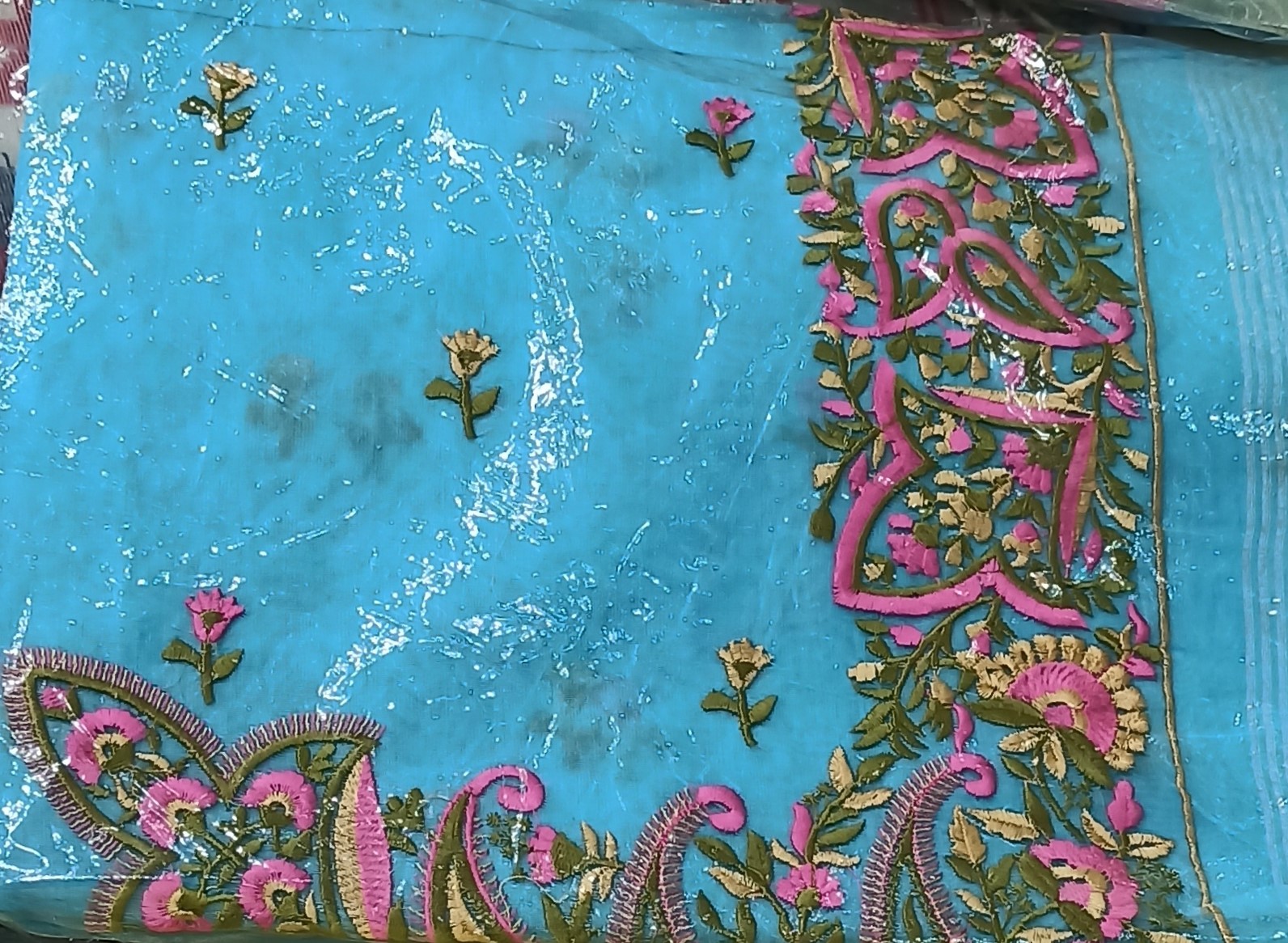 Malmal Organza Saree