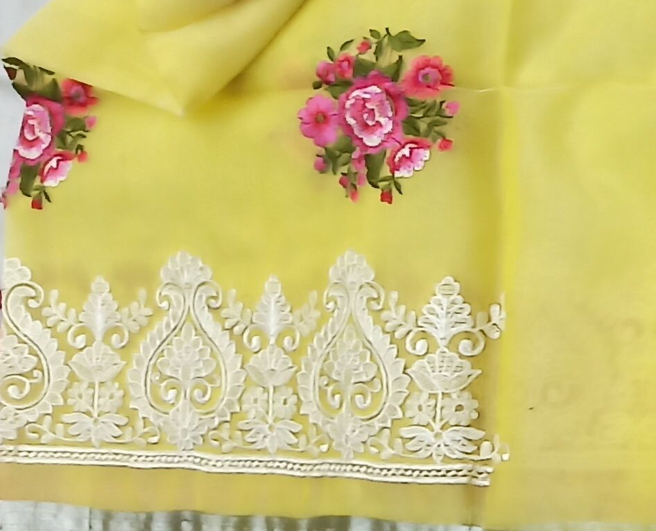 Malmal Organza Saree