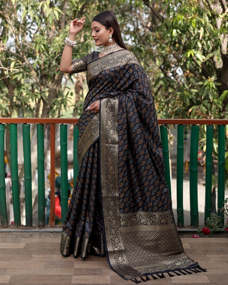 Bandhej Patola Silk Saree