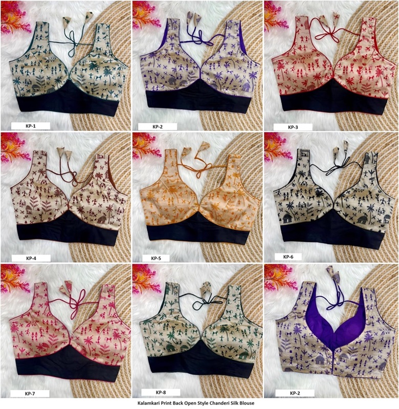 PURE DOLA SILK FULL SLEEVES BLOUSE (DS)