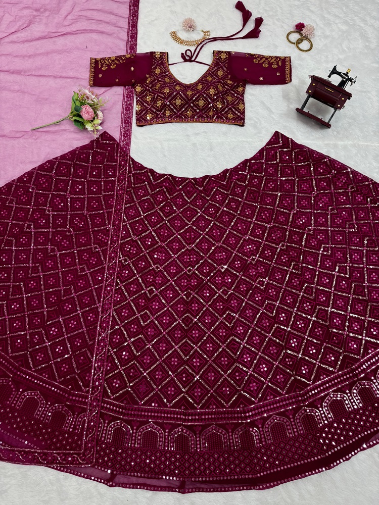 Cute Lehenga Choli and Dupatta set