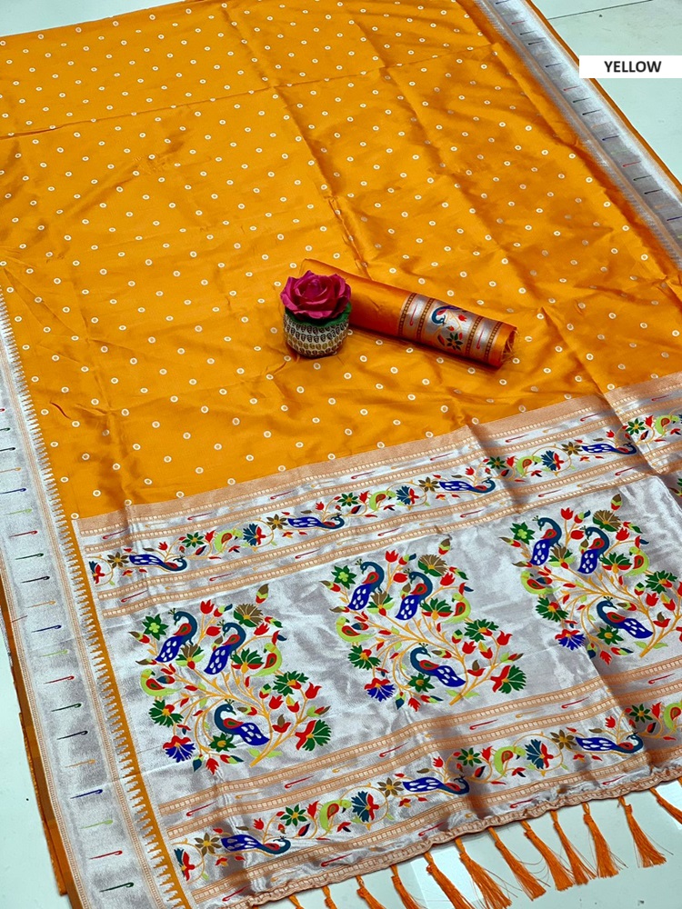 Banarasi soft silk Paithani saree