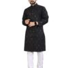 Mirror Work Cotton Kurta Pyjama Set
