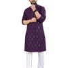 Mirror Work Cotton Kurta Pyjama Set