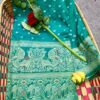 Bandhej Kanjivaram Silk Saree