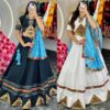 Festive Collection: Cotton Lehenga with Chain Stitch Work