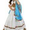 Festive Collection: Cotton Lehenga with Chain Stitch Work