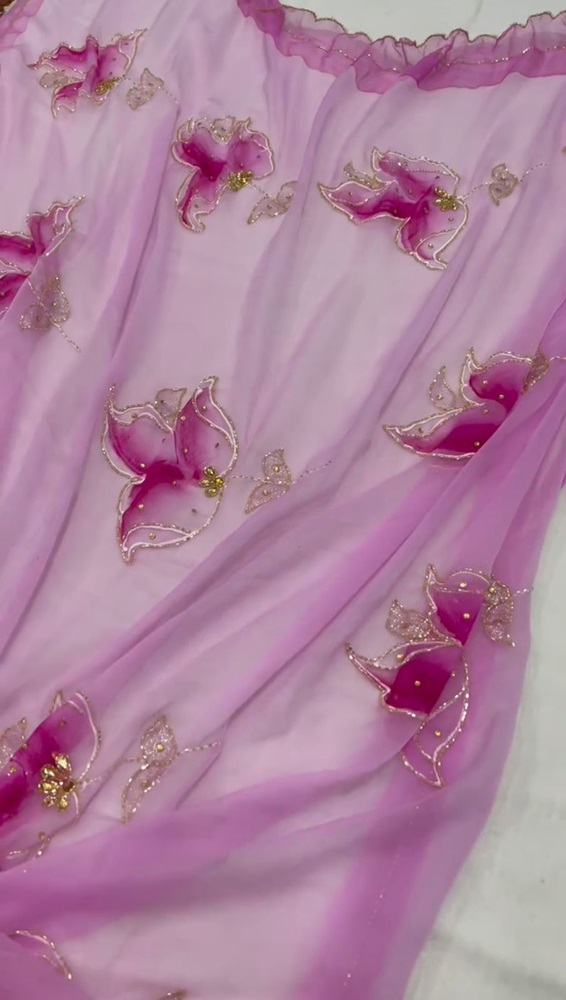 Designer Organza Silk Saree