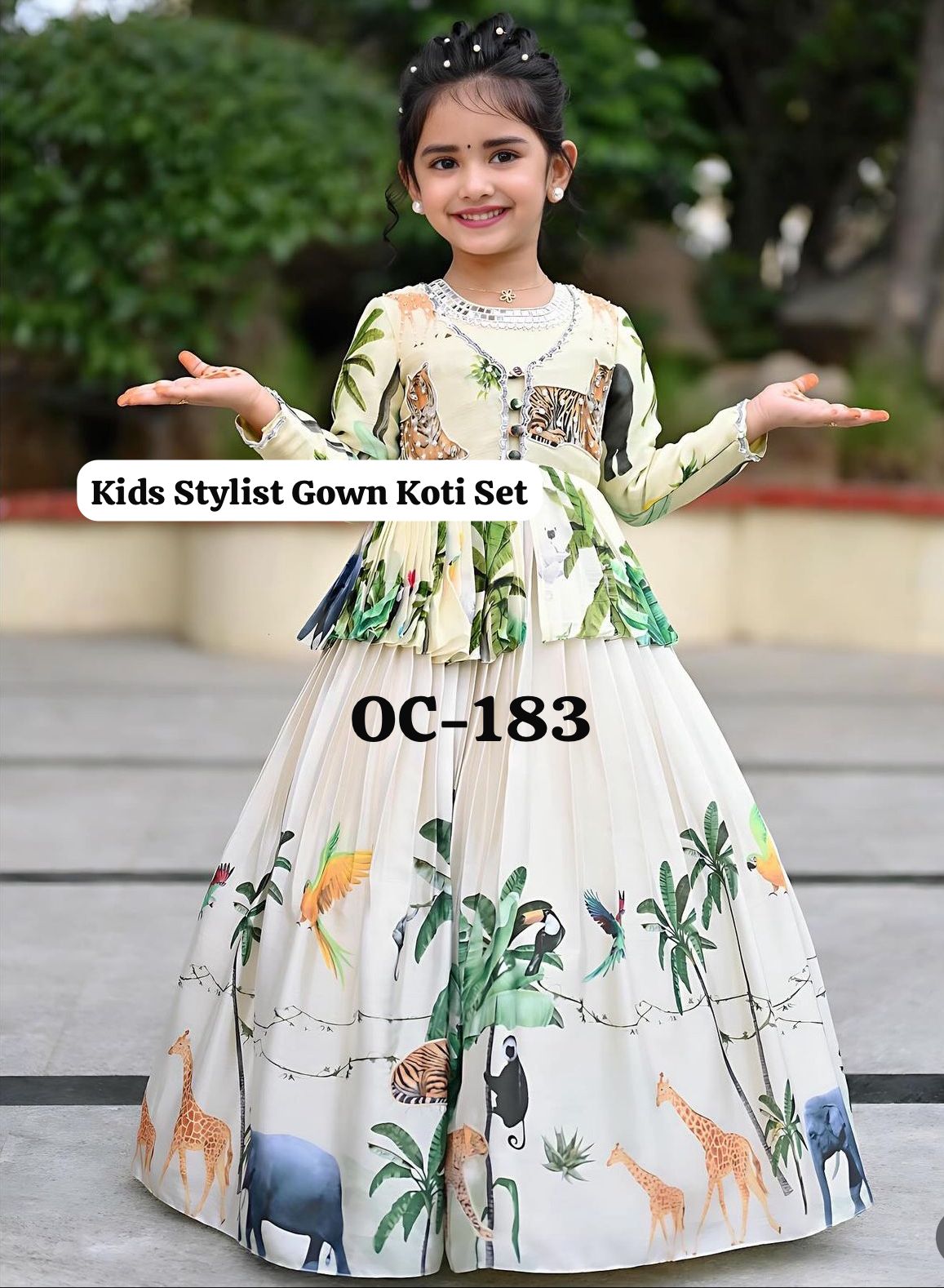 Gown with Koti set