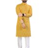 Mirror Work Cotton Kurta Pyjama Set
