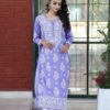 Chain stitch Embroidery Suit