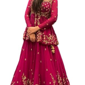 Lehenga Choli Set with Sequins Work