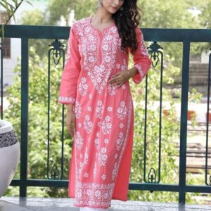 Chain stitch Embroidery Suit