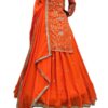 Georgette Top and Lehenga Set