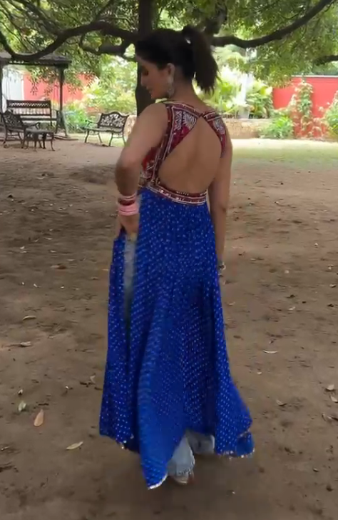 Chine stitch and Real Mirror Work Top