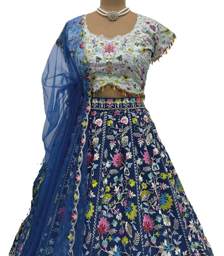 Sequin Work Lehenga Choli