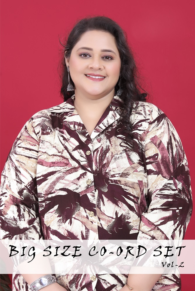 Big Size Premium Rayon Co-Ord Set